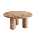 Casoli Marble Coffee Table, Mocha