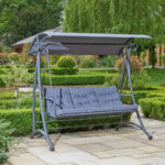 Alfresia 3 Seater Swing Seat with Cushions - Image 4