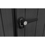 Keter 7x 7 Cortina Heavy Duty Plastic Pent Shed – Dark Grey - Image 5