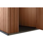 Keter 4×6 Darwin Heavy Duty Plastic Garden Shed – Brown - Image 7