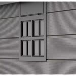 Keter 7.5×9 Premier Heavy Duty Plastic Shed – Grey - Image 9