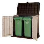 Keter Store It Out Midi Beige & brown 880L Garden storage box - Image 2